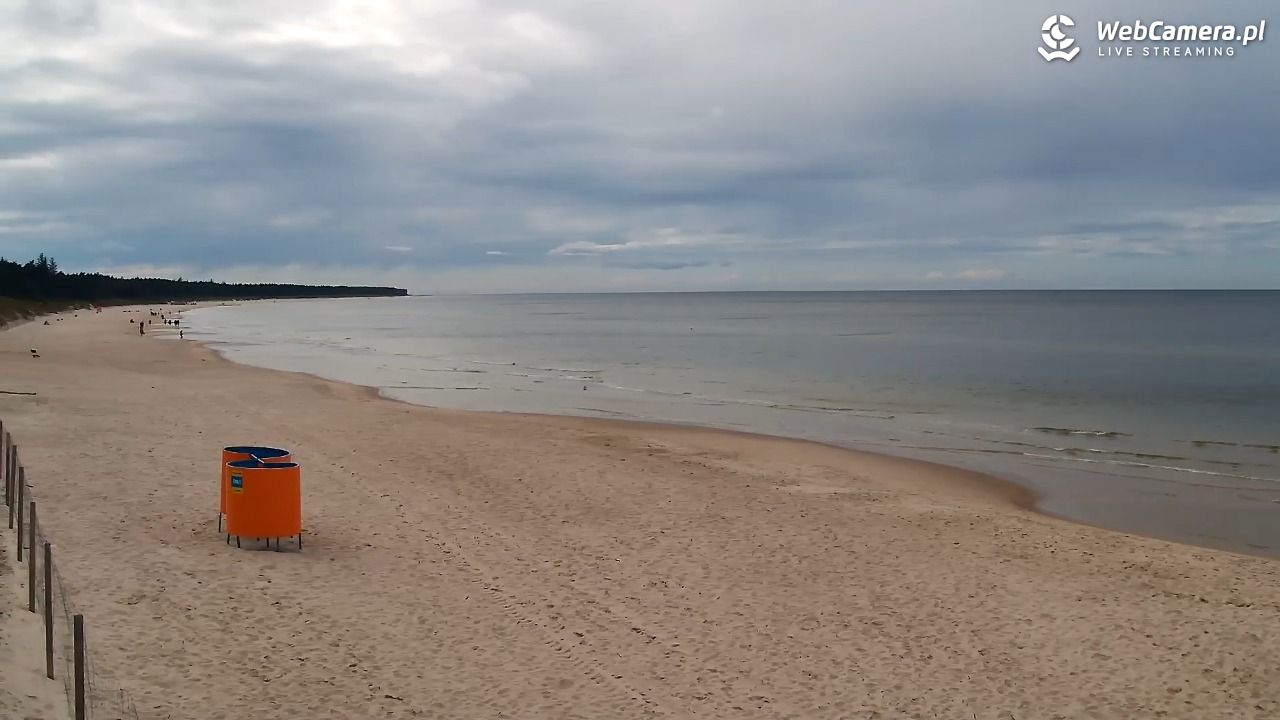 Grzybowo - widok na plażę - 15 wresień 2025, 14:59