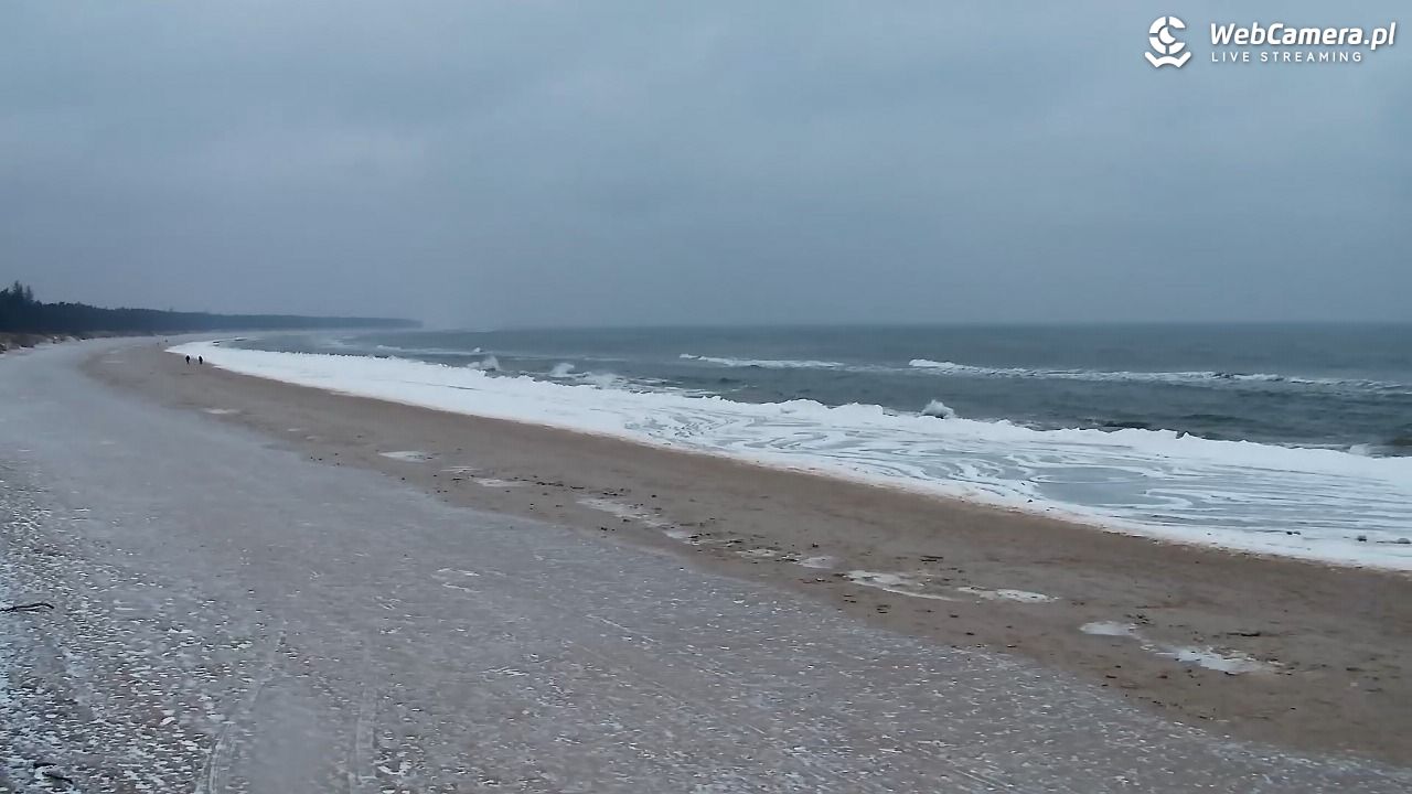 Grzybowo - widok na plażę - 05 luty 2026, 15:20