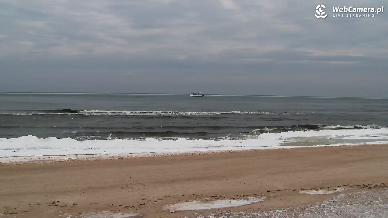 Grzybowo - widok na plażę - 04 luty 2026, 13:36
