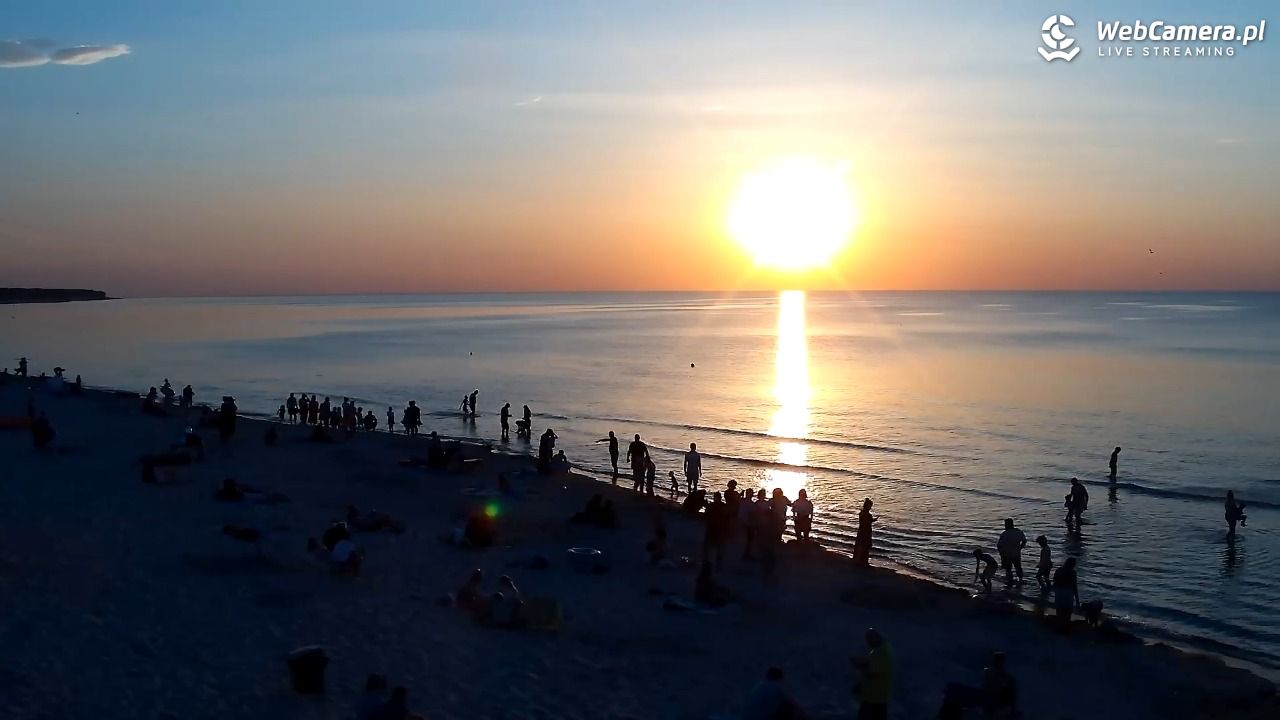 Grzybowo - widok na plażę - 09 sierpień 2026, 20:17