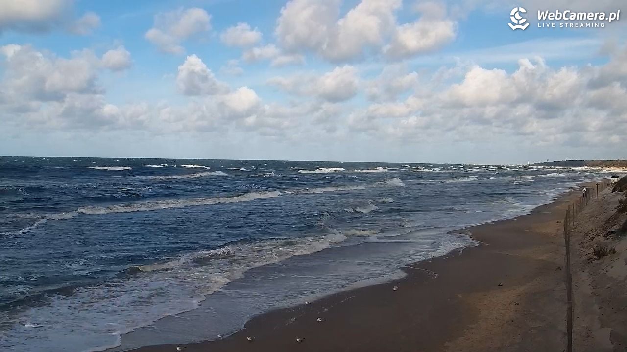 Grzybowo - widok na plażę - 21 wresień 2026, 15:26