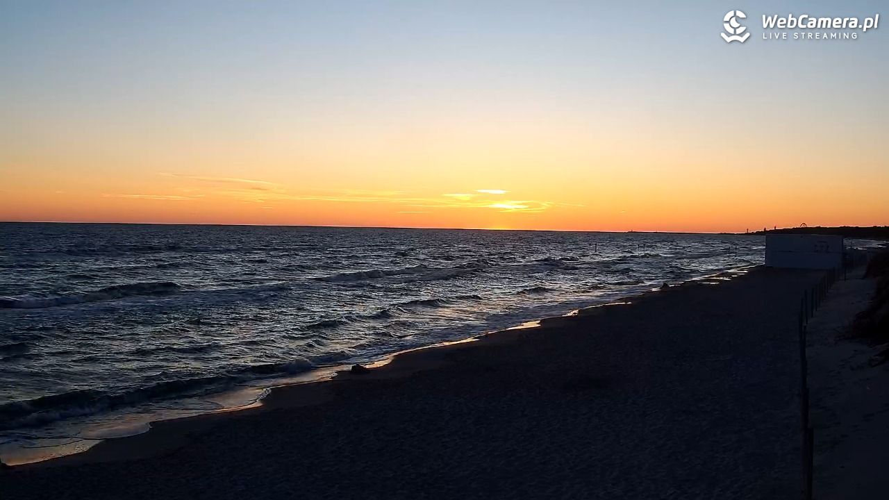 Grzybowo - widok na plażę - 22 czerwiec 2026, 04:21