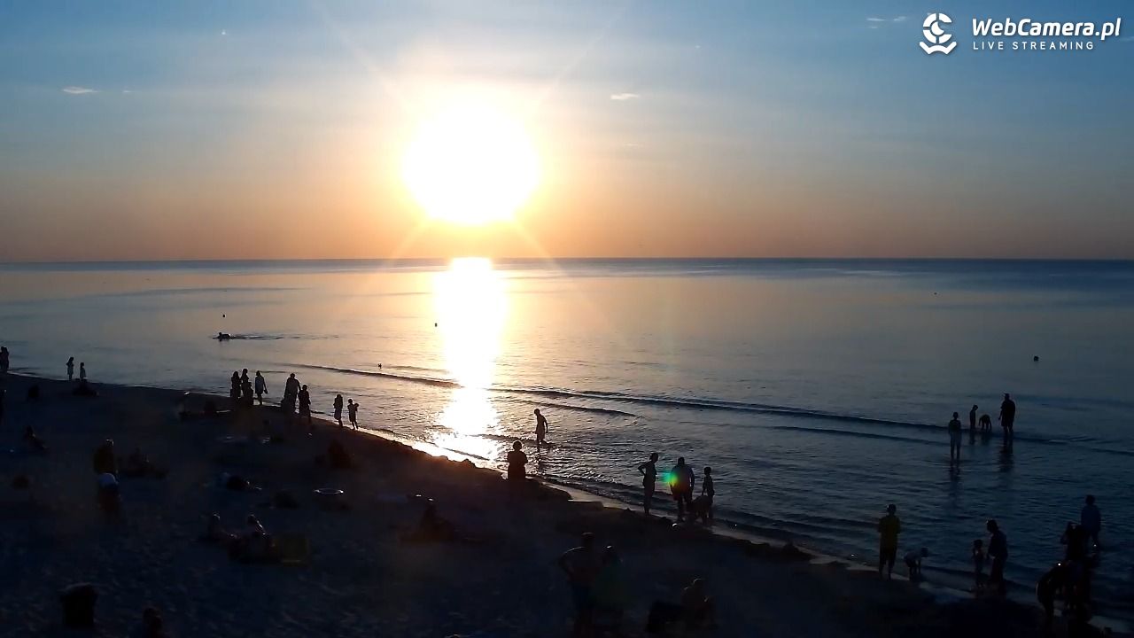 Grzybowo - widok na plażę - 09 sierpień 2026, 20:07