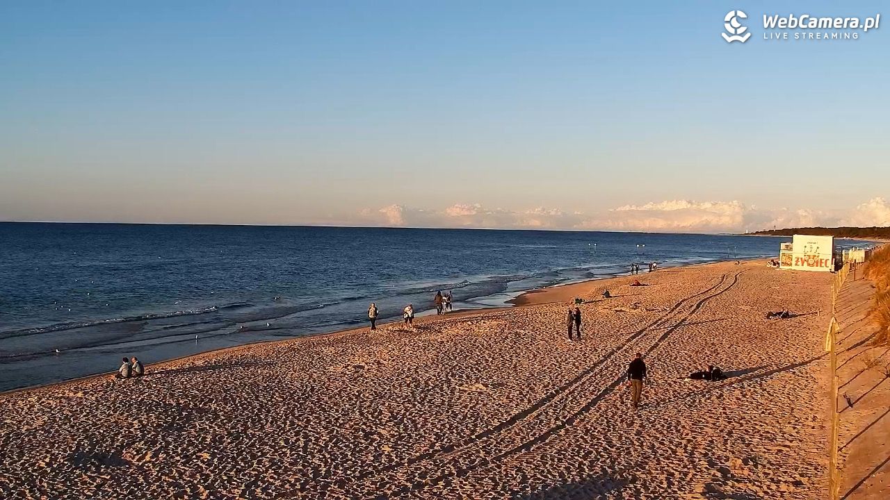 Grzybowo - widok na plażę - 15 wresień 2025, 18:36