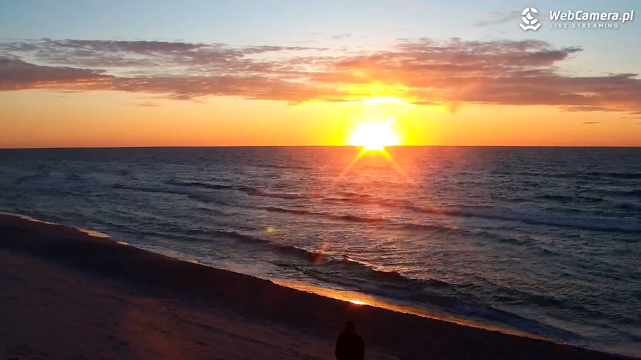 Grzybowo - widok na plażę - 08 maj 2026, 20:38