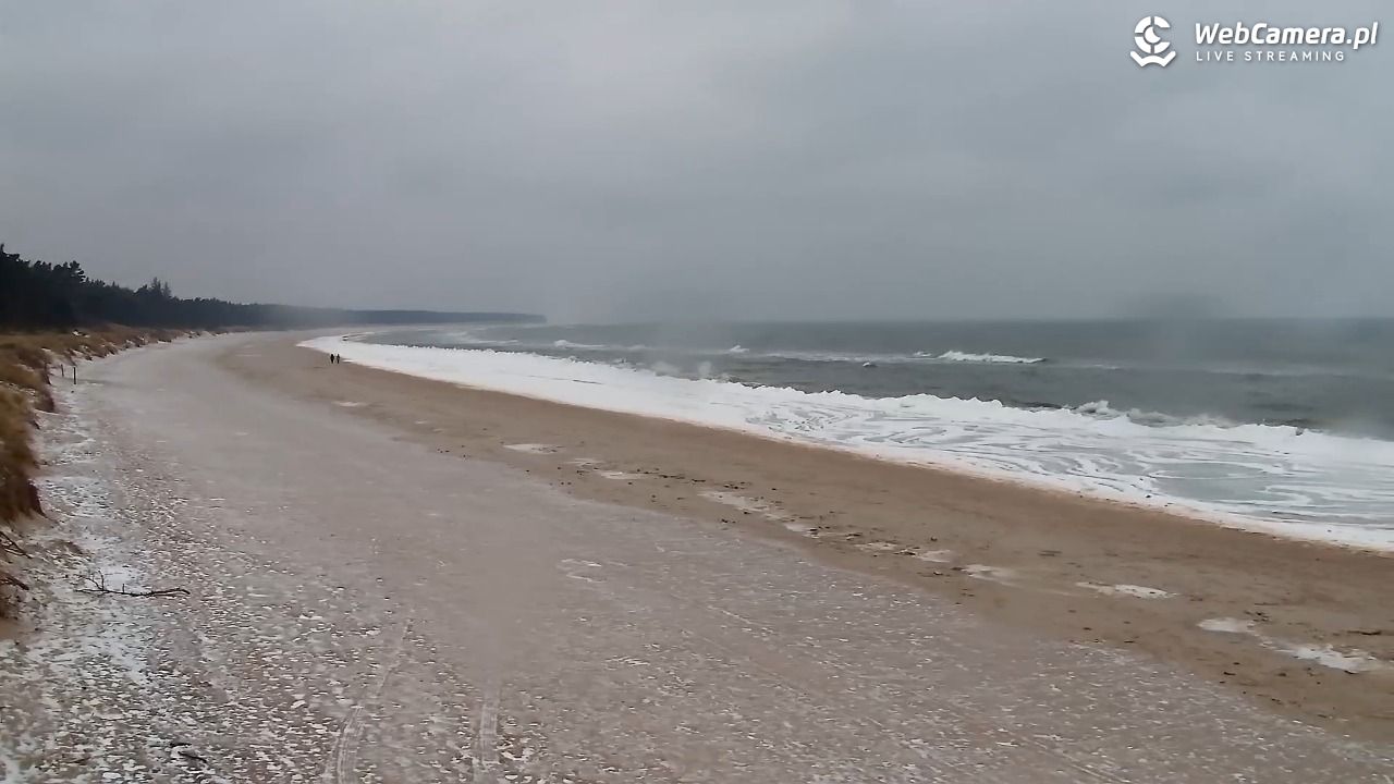 Grzybowo - widok na plażę - 05 luty 2026, 15:08