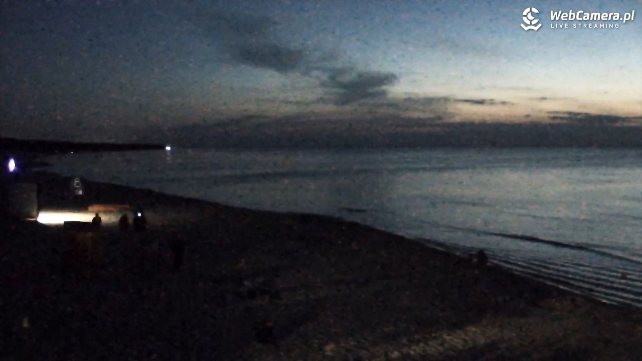 Grzybowo - widok na plażę - 09 sierpień 2026, 22:02