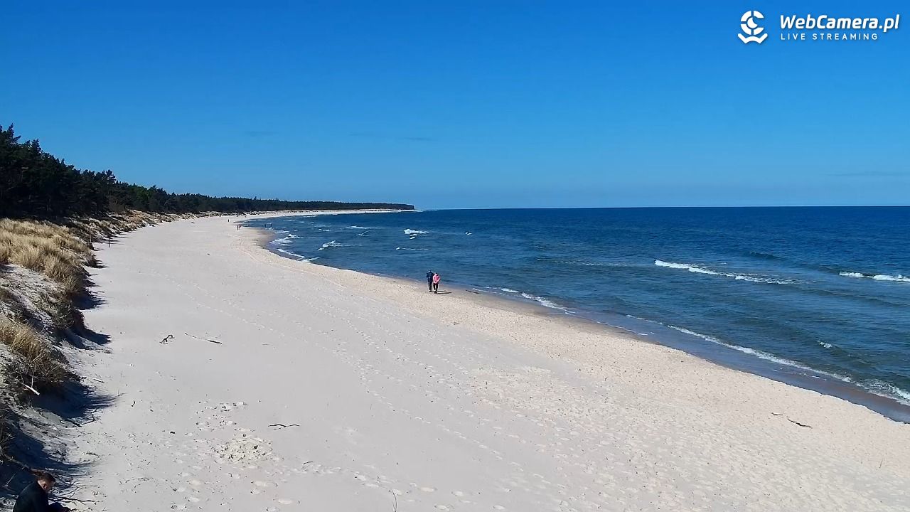 Grzybowo - widok na plażę - 09 maj 2026, 10:19