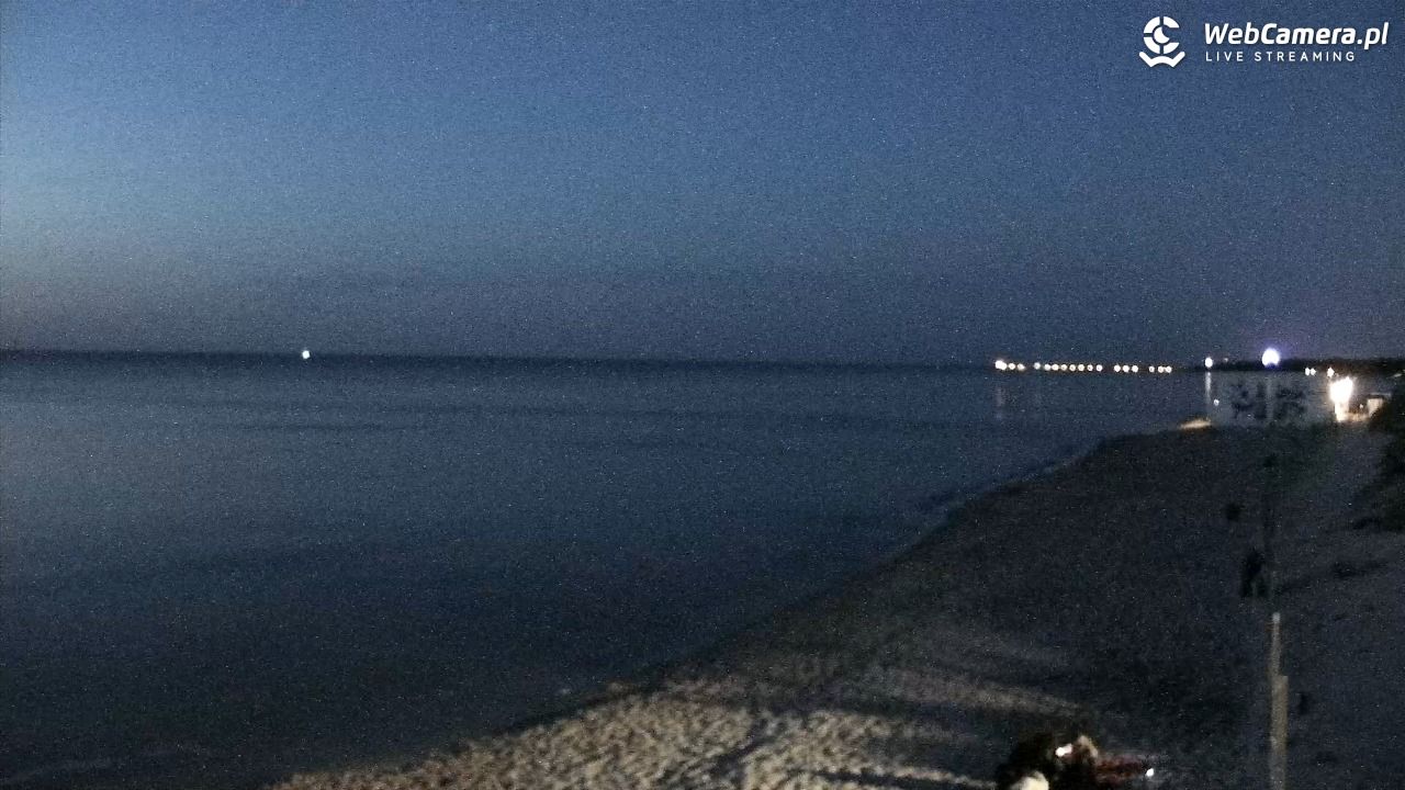Grzybowo - widok na plażę - 09 sierpień 2026, 21:53