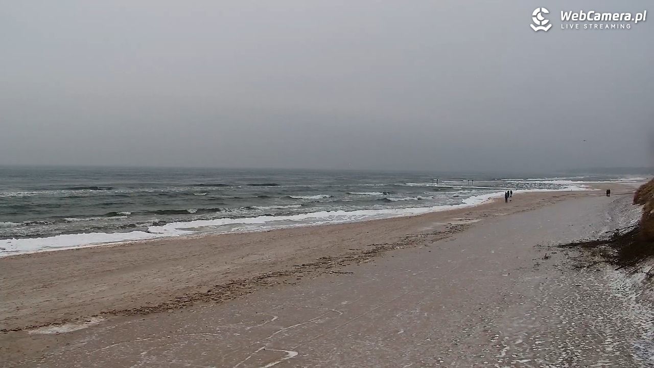 Grzybowo - widok na plażę - 06 luty 2026, 11:26
