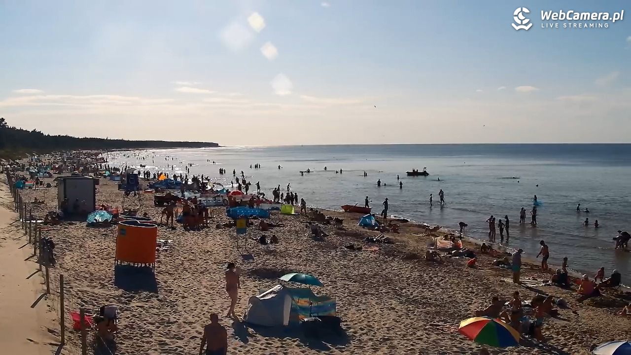 Grzybowo - widok na plażę - 09 sierpień 2026, 17:30