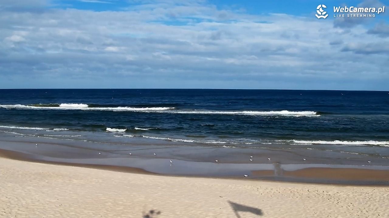 Grzybowo - widok na plażę - 16 wresień 2025, 10:07