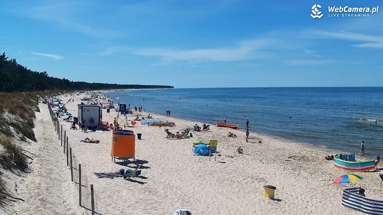 Grzybowo - widok na plażę - 24 czerwiec 2026, 14:34