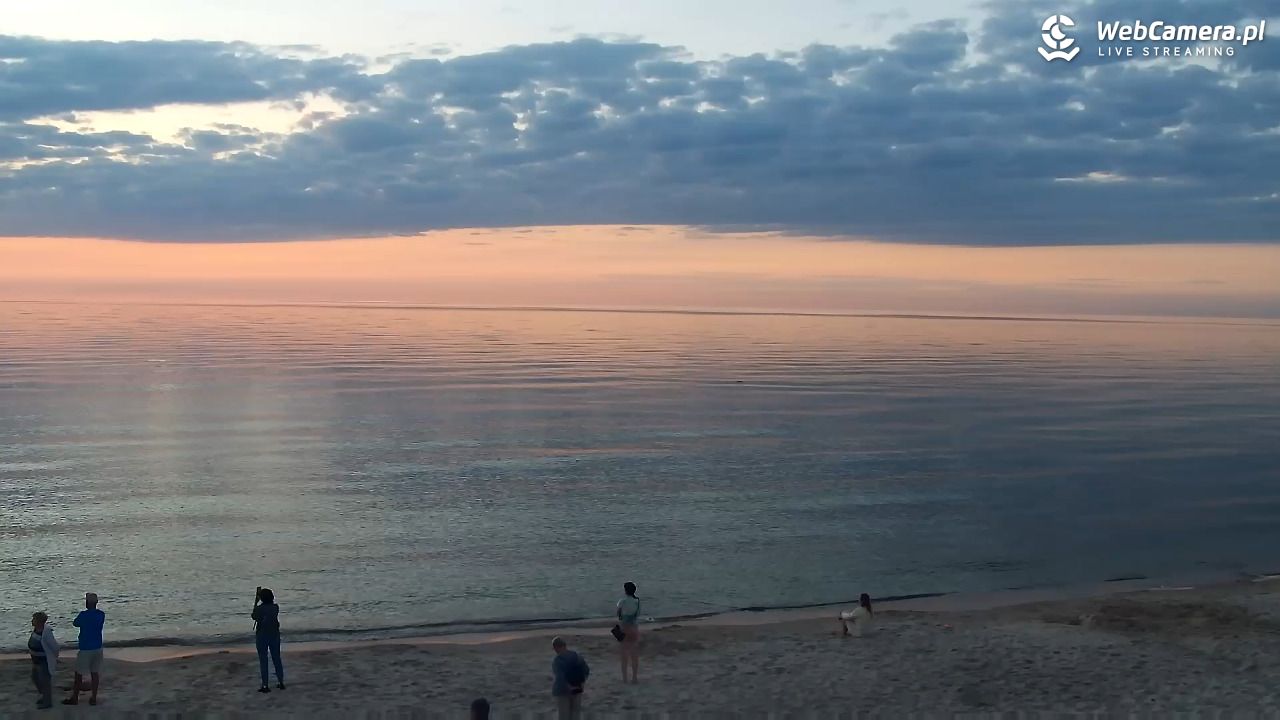 Grzybowo - widok na plażę - 24 czerwiec 2026, 21:35