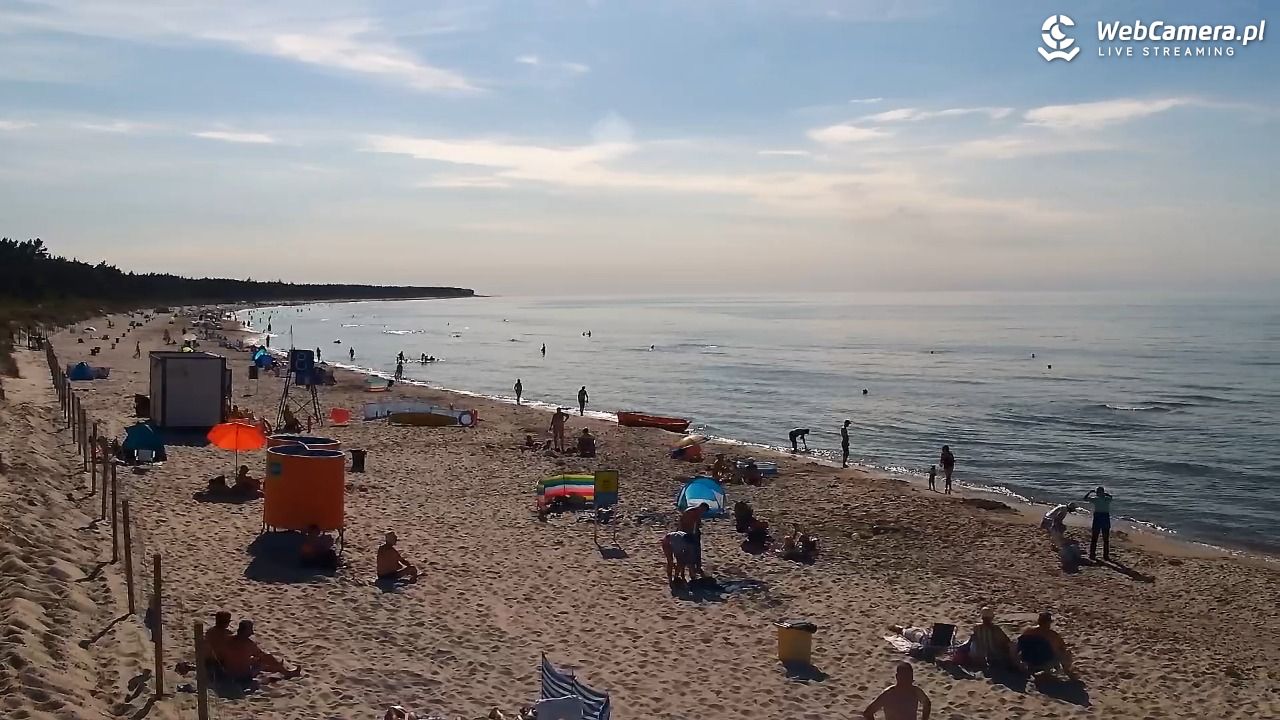 Grzybowo - widok na plażę - 24 czerwiec 2026, 17:27