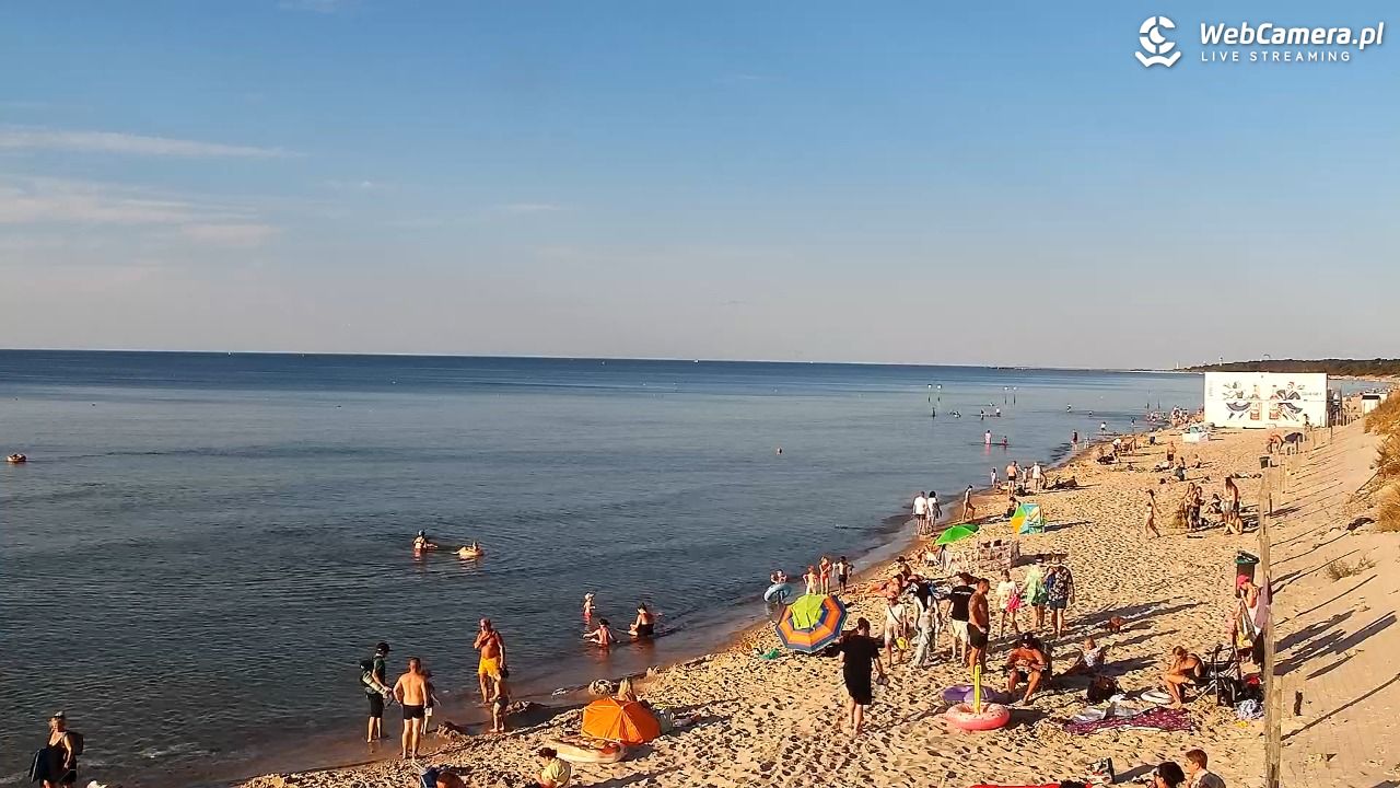 Grzybowo - widok na plażę - 09 sierpień 2026, 18:52