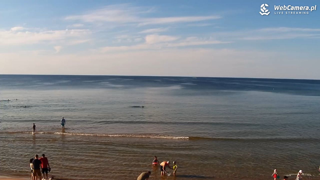 Grzybowo - widok na plażę - 09 sierpień 2026, 18:03