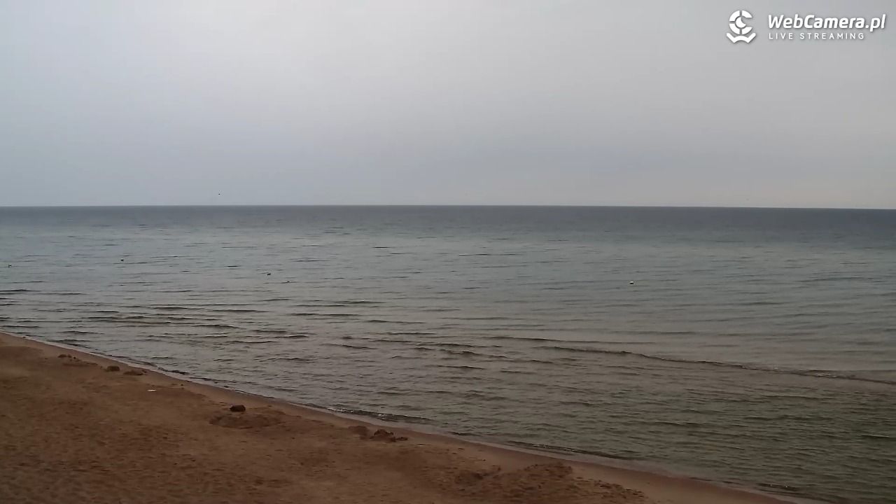 Grzybowo - widok na plażę - 10 sierpień 2026, 06:59