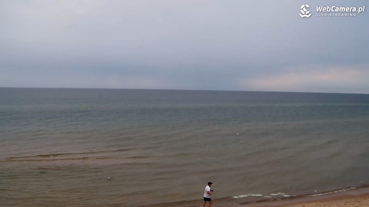Grzybowo - widok na plażę - 10 sierpień 2026, 06:32