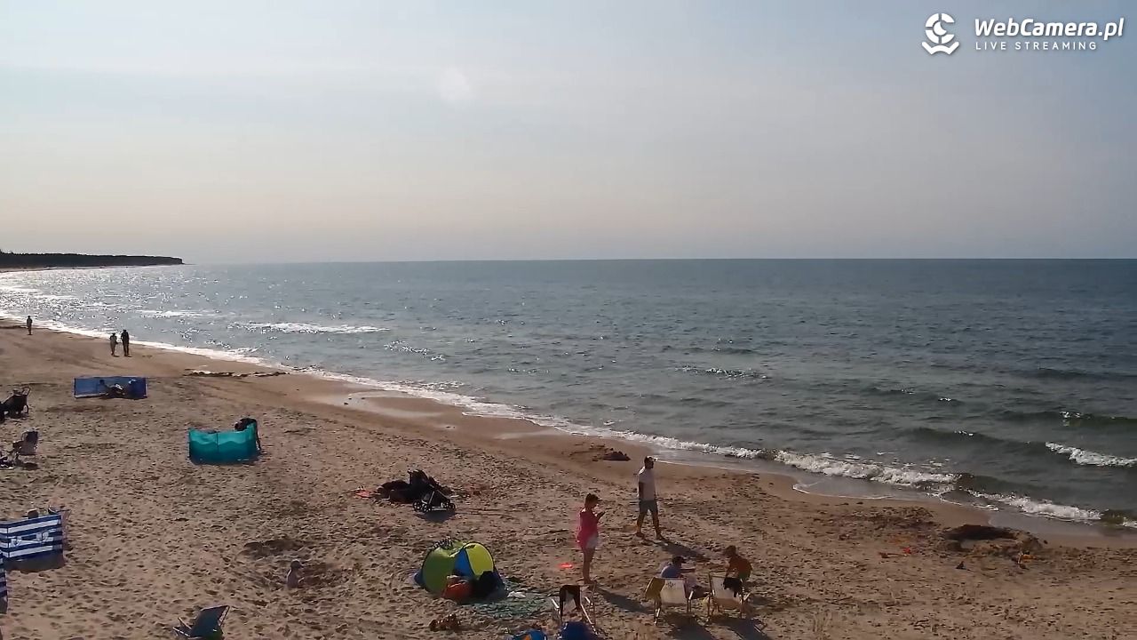 Grzybowo - widok na plażę - 12 czerwiec 2025, 16:44