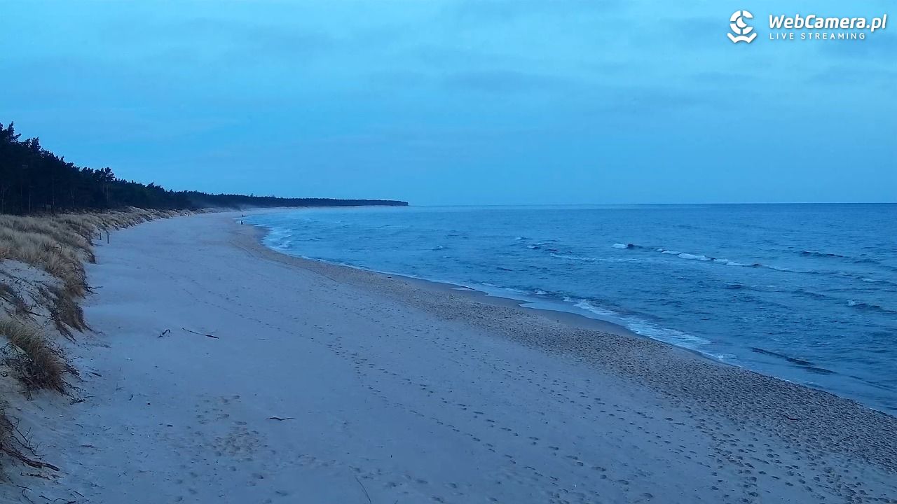 Grzybowo - widok na plażę - 09 maj 2026, 04:53