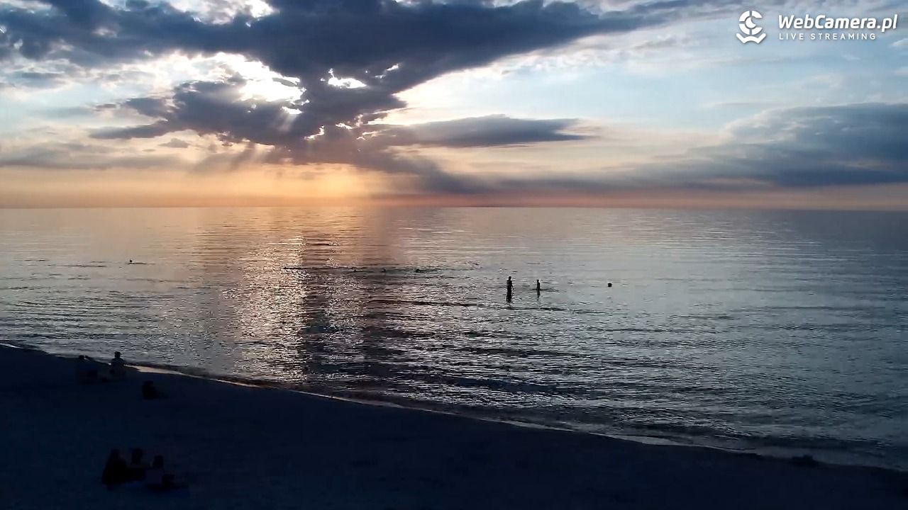 Grzybowo - widok na plażę - 24 czerwiec 2026, 20:24
