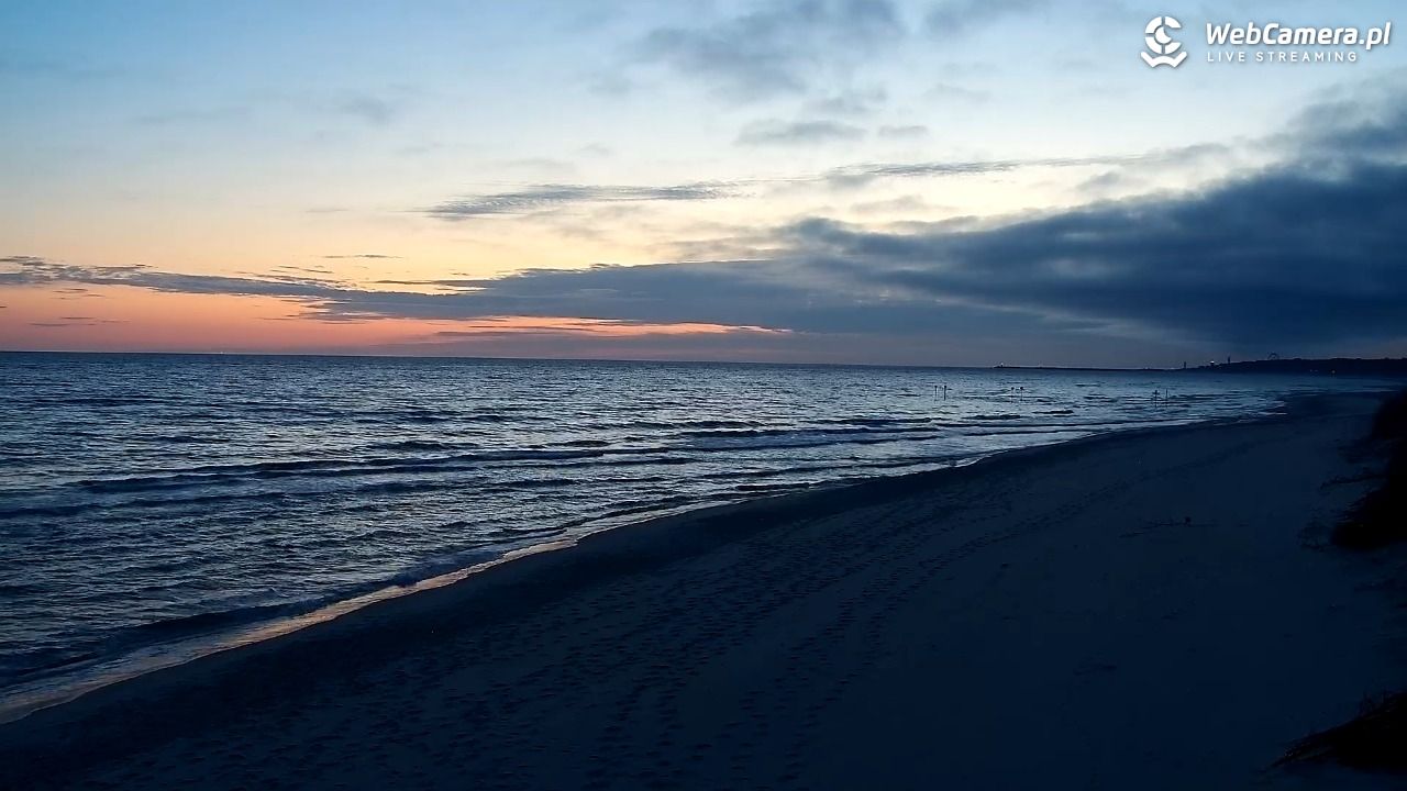 Grzybowo - widok na plażę - 09 maj 2026, 04:38