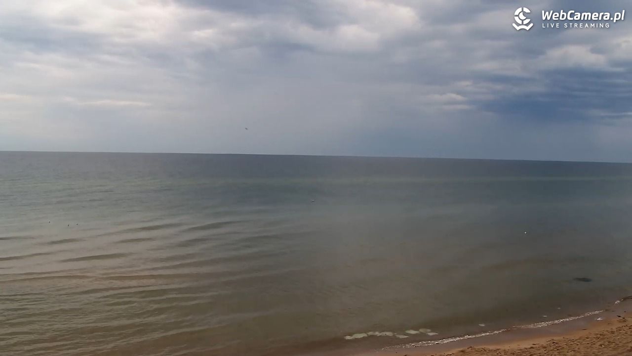 Grzybowo - widok na plażę - 10 sierpień 2026, 08:20