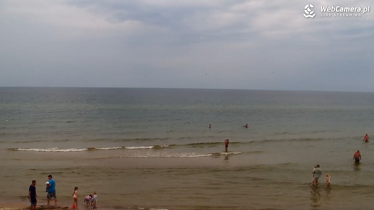 Grzybowo - widok na plażę - 10 sierpień 2026, 13:16