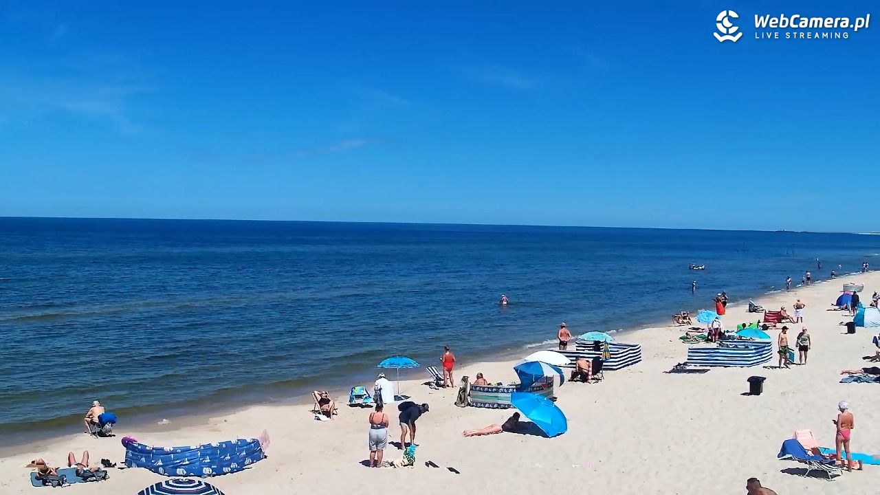 Grzybowo - widok na plażę - 24 czerwiec 2026, 13:22