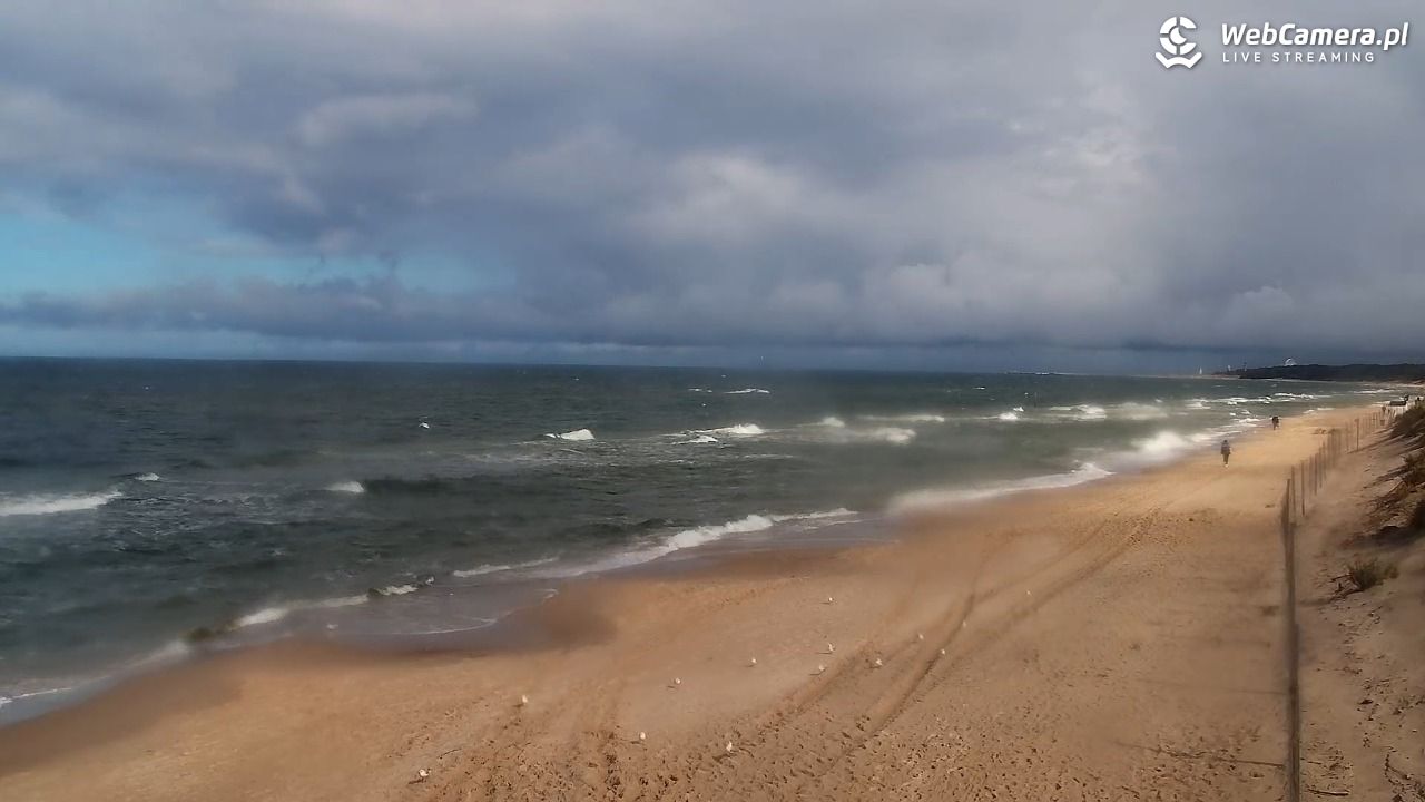 Grzybowo - widok na plażę - 24 wresień 2026, 13:09