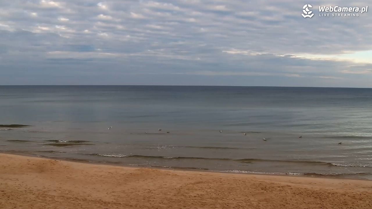 Grzybowo - widok na plażę - 19 grudzień 2025, 09:57