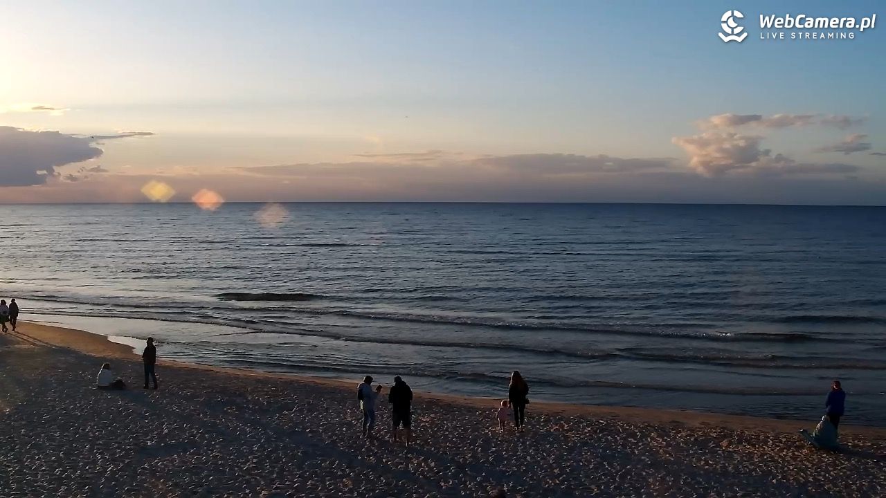 Grzybowo - widok na plażę - 15 wresień 2025, 18:39