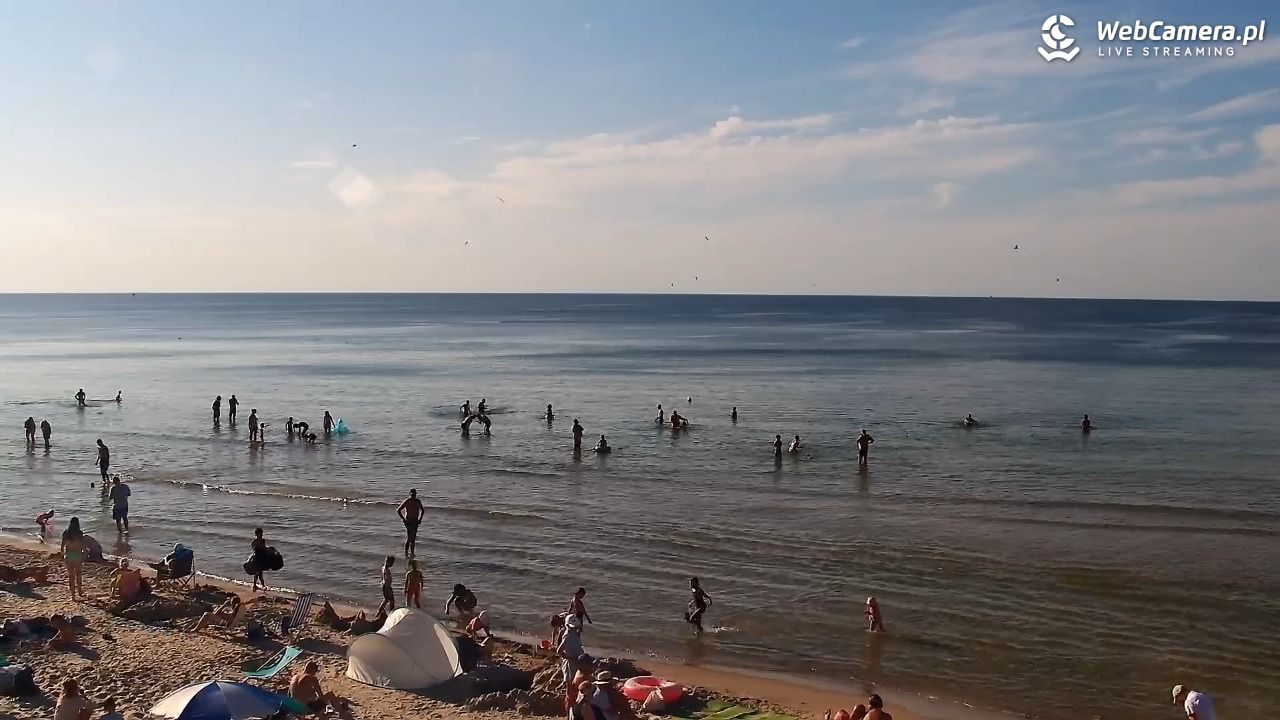 Grzybowo - widok na plażę - 09 sierpień 2026, 17:56