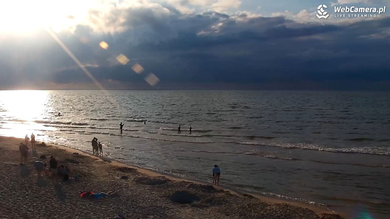 Grzybowo - widok na plażę - 10 sierpień 2026, 19:09