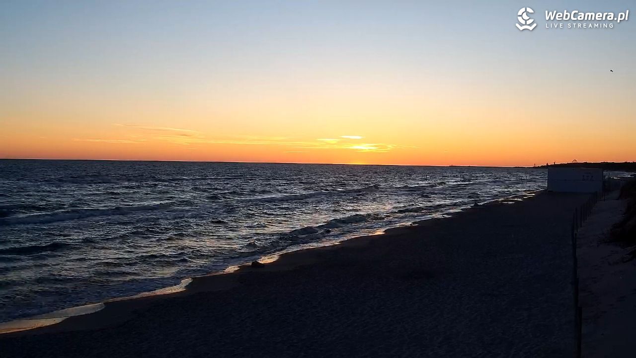 Grzybowo - widok na plażę - 22 czerwiec 2026, 04:21