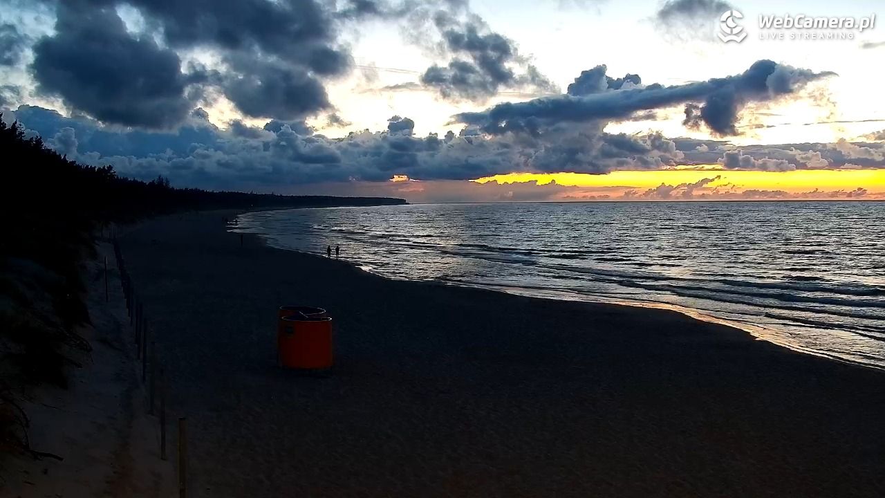 Grzybowo - widok na plażę - 14 wresień 2025, 19:42