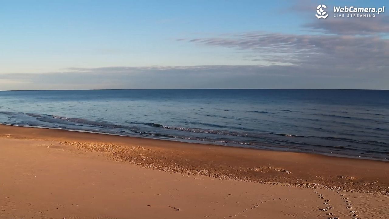 Grzybowo - widok na plażę - 26 kwiecień 2025, 06:31