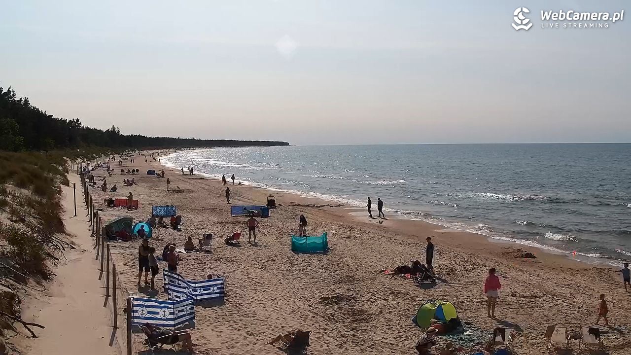Grzybowo - widok na plażę - 12 czerwiec 2025, 16:37