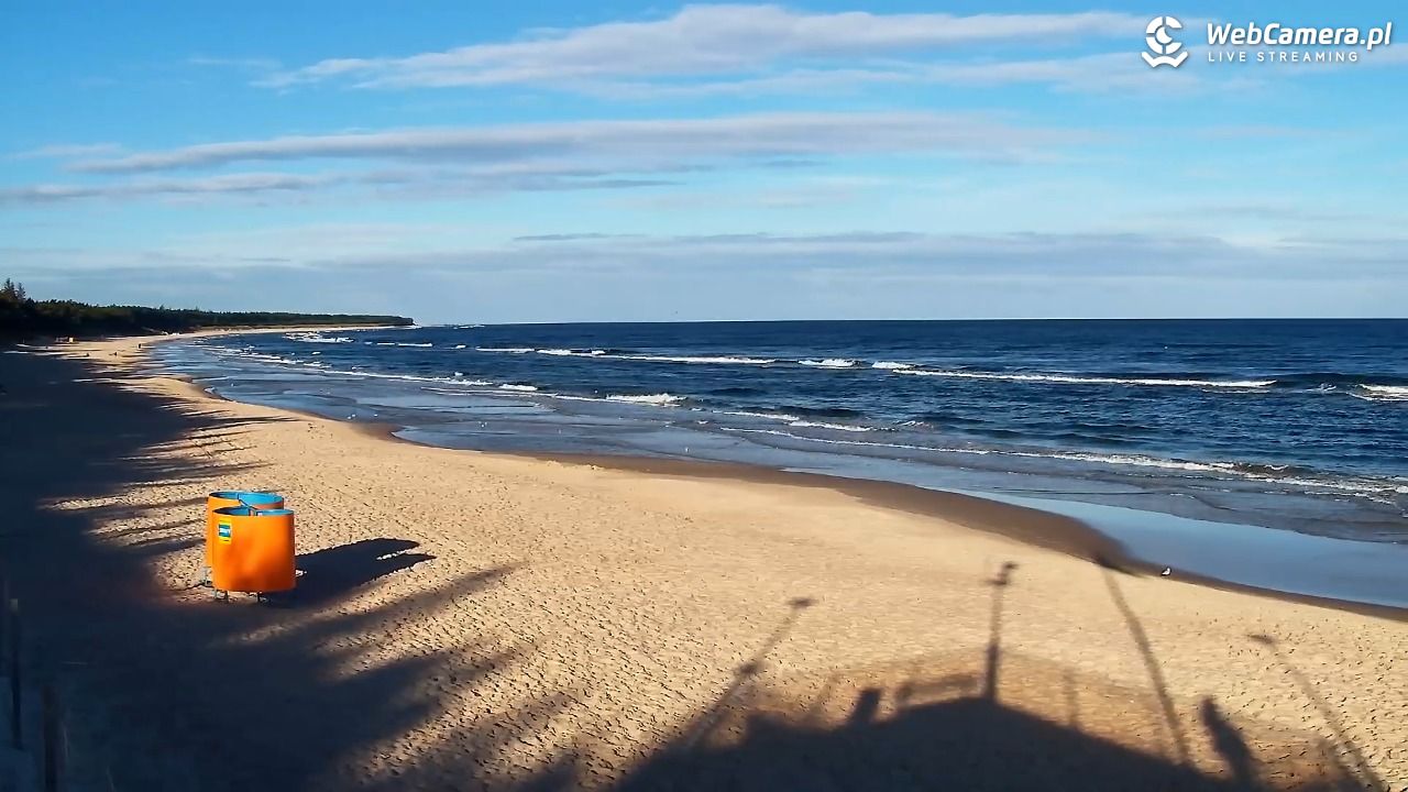 Grzybowo - widok na plażę - 16 wresień 2025, 08:28