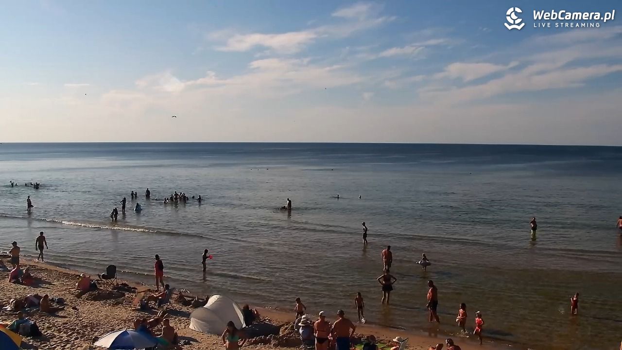 Grzybowo - widok na plażę - 09 sierpień 2026, 17:38