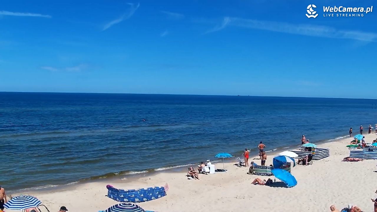 Grzybowo - widok na plażę - 24 czerwiec 2026, 13:00
