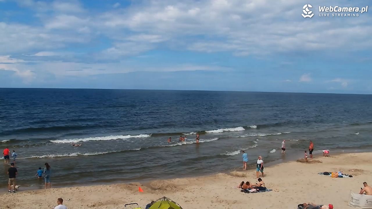 Grzybowo - widok na plażę - 01 sierpień 2025, 14:33