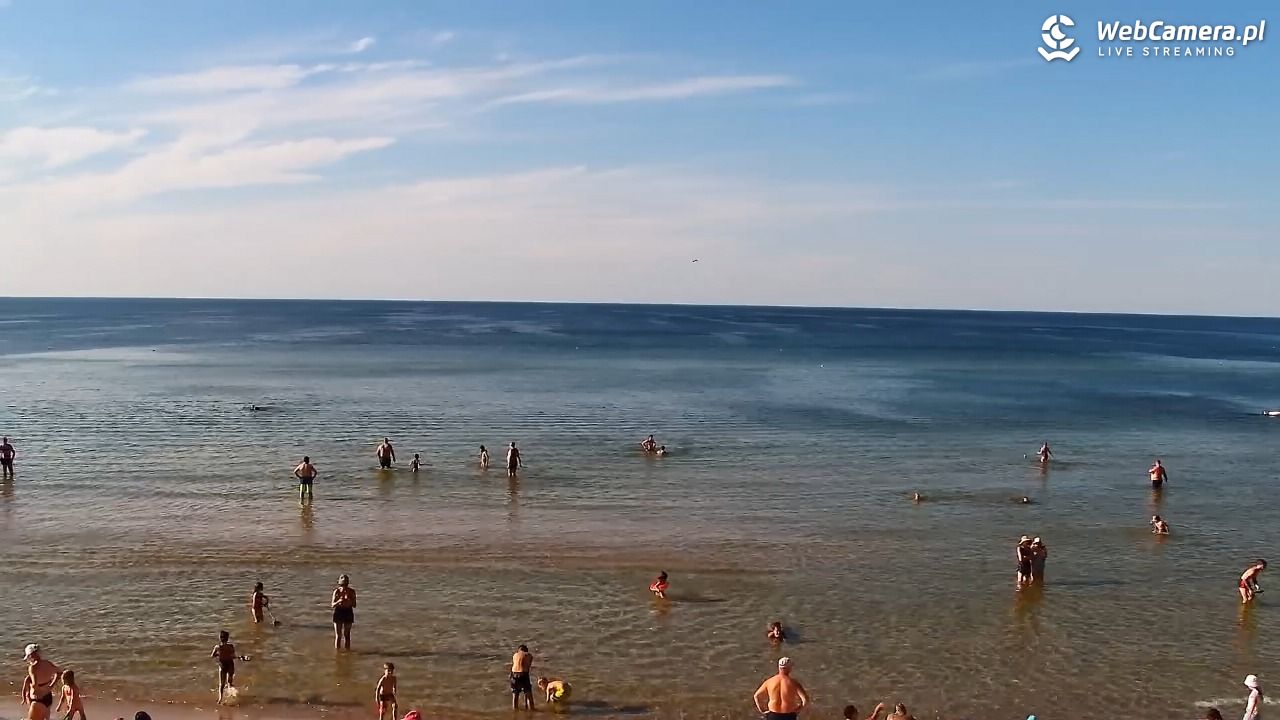 Grzybowo - widok na plażę - 09 sierpień 2026, 17:33