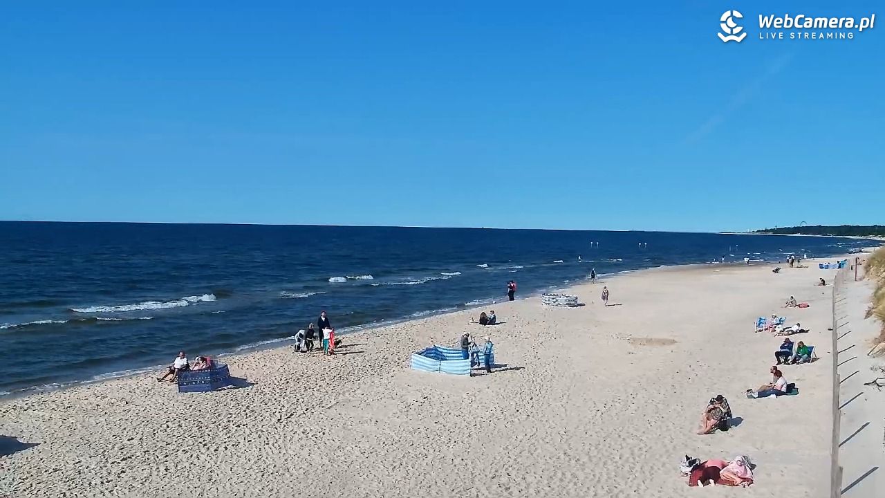 Grzybowo - widok na plażę - 12 czerwiec 2025, 17:25