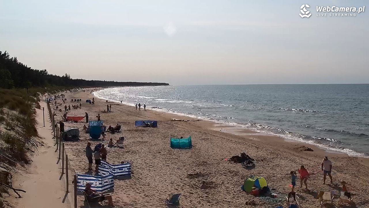 Grzybowo - widok na plażę - 12 czerwiec 2025, 16:44
