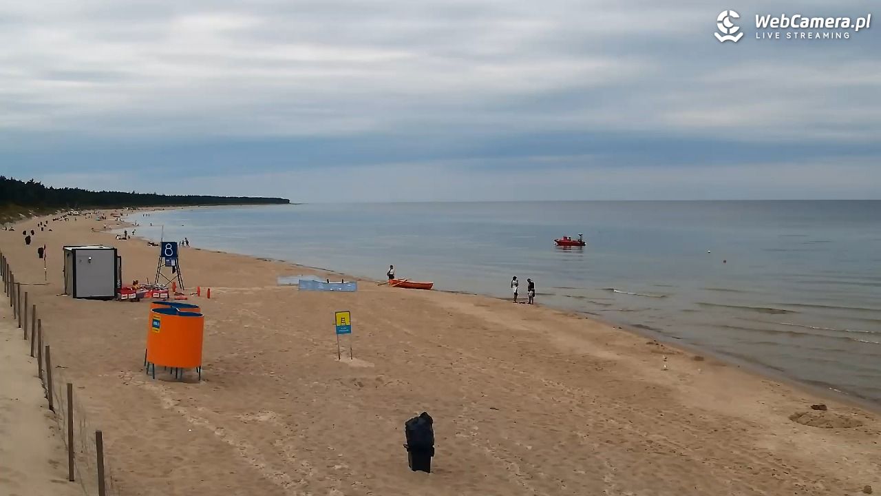 Grzybowo - widok na plażę - 10 sierpień 2026, 10:18