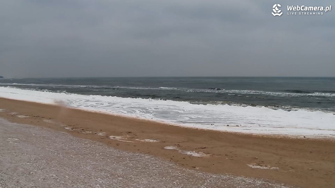 Grzybowo - widok na plażę - 05 luty 2026, 11:28
