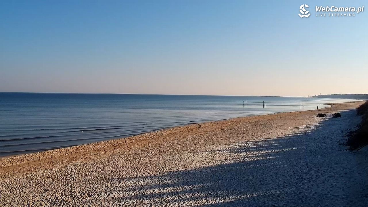 Grzybowo - widok na plażę - 22 marzec 2026, 08:04