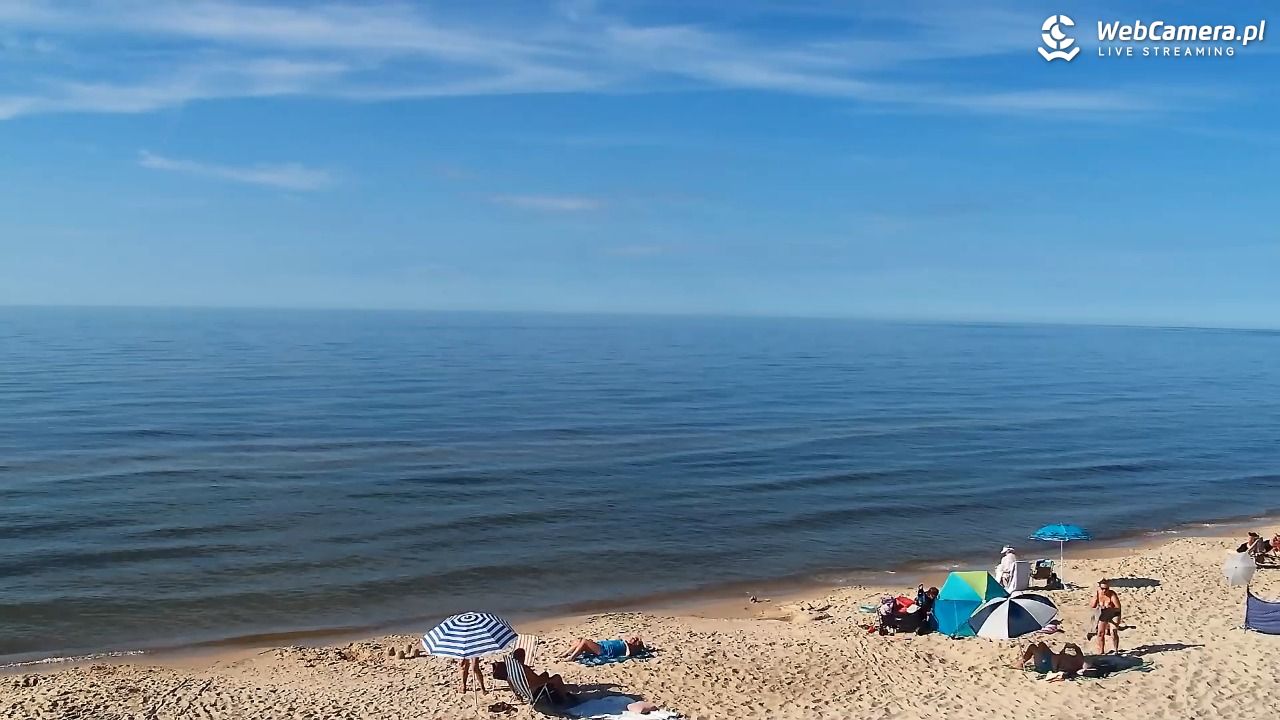 Grzybowo - widok na plażę - 24 czerwiec 2026, 17:39